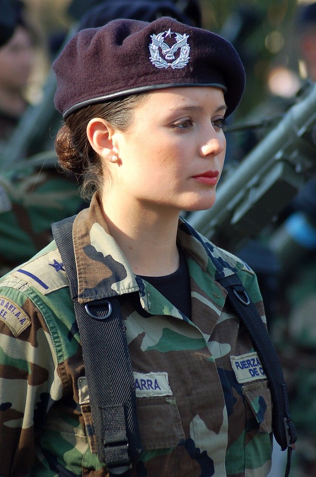 Chilean Air Force gunner