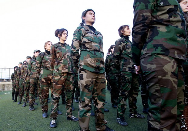 Syrian Female Soldiers (Bashar al-Assad Fighters)