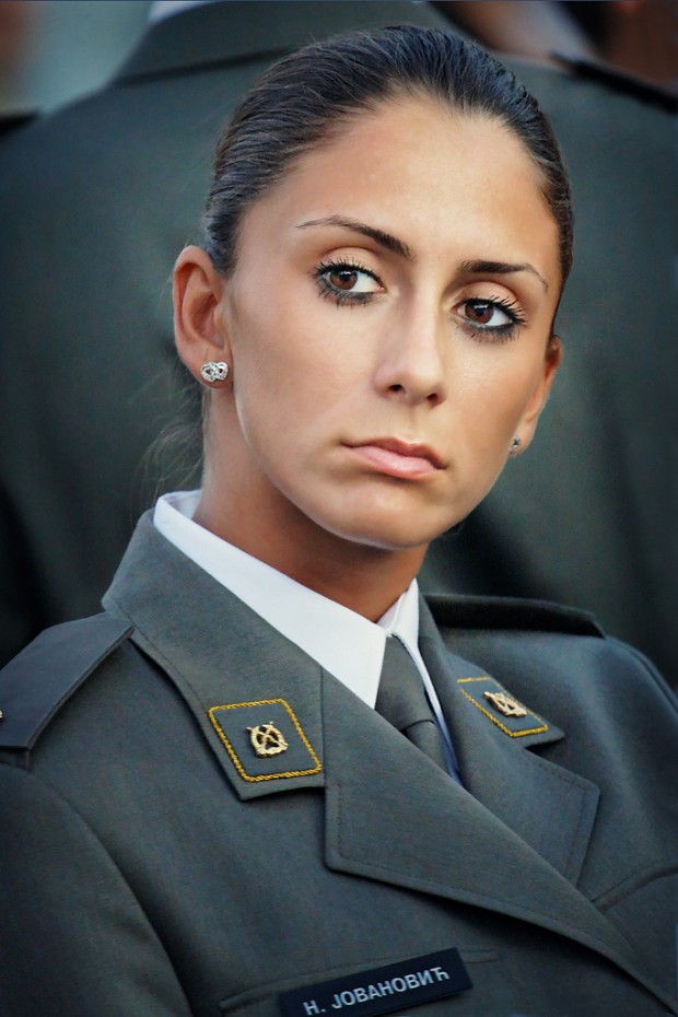 Serbian Female Sub-lieutenant