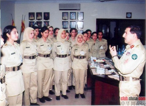 Female Pakistani 2nd lieutenants (Possibly).