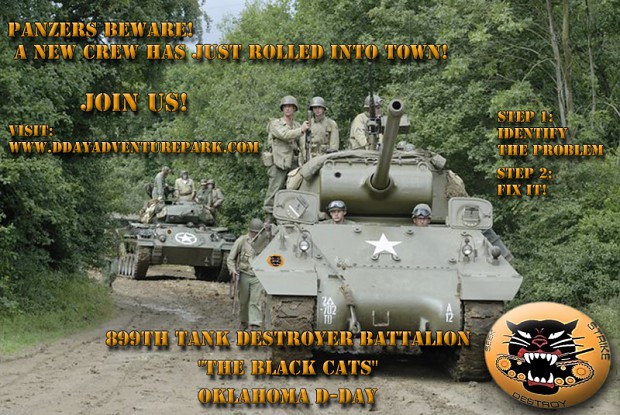 899th Blackcats TDB Recruiting Posters