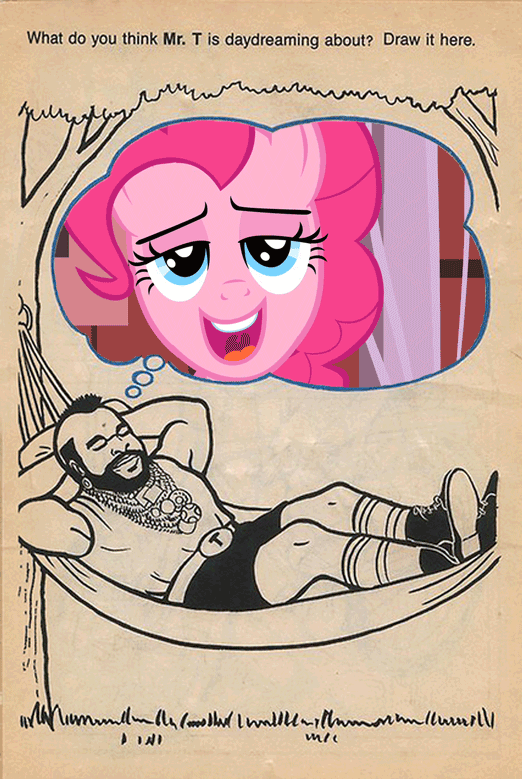 Mr. T Thinking about Pinkie