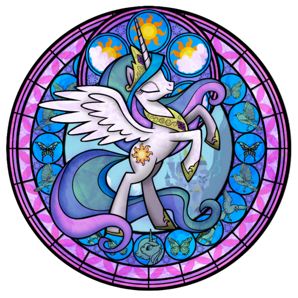 Stained Glass Ponies
