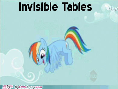 Invisible Tables
