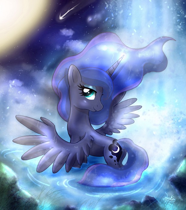 Princess Luna Nigh Bath Moonlight Beauty