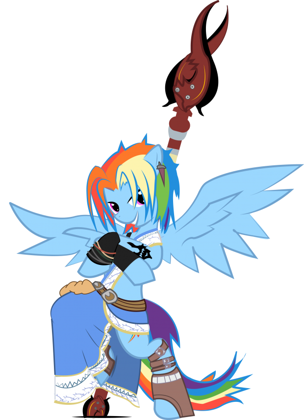 Rainbow Dash - Fang "The Greatest Soldier"