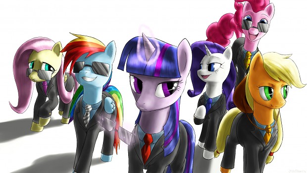 The Mane 6 - Suited And Suave