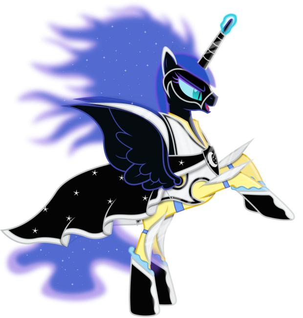 nightmare moon as power pony