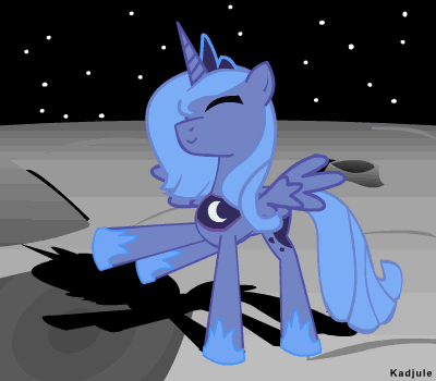 Luna Dancing on The Moon