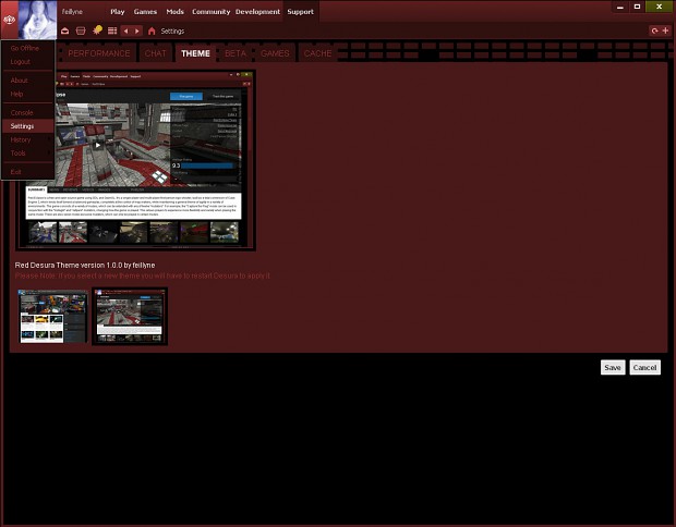 Desura red theme - how to install