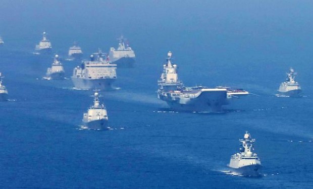 Chinese aircraft carrier combat group