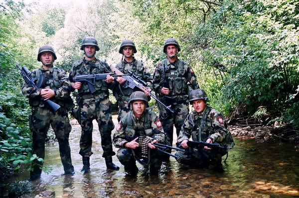 Serbian Paratroopers