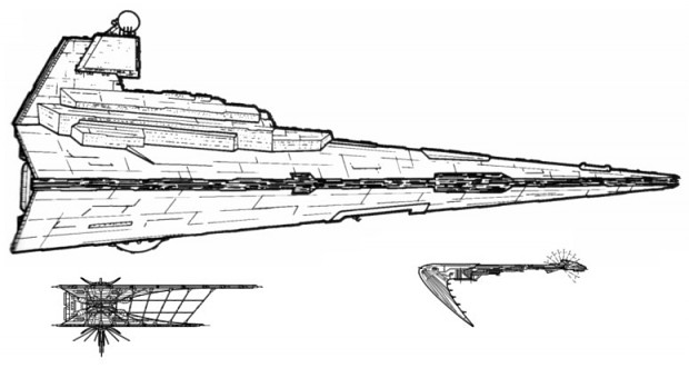 Hapan ships compared to a star destroyer