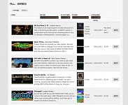 Games - listings