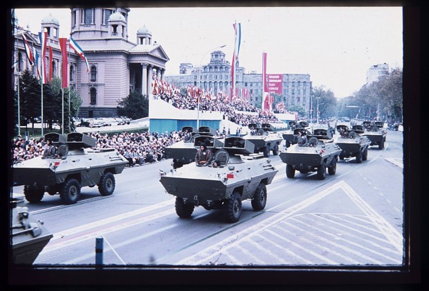 Yugoslavian Peoples' Army parade