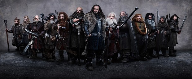The Thirteen Dwarves in the Hobbit Film