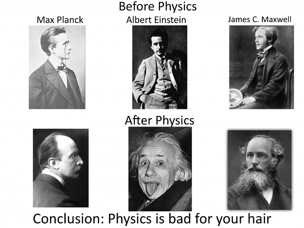 Physics is bad for your hair