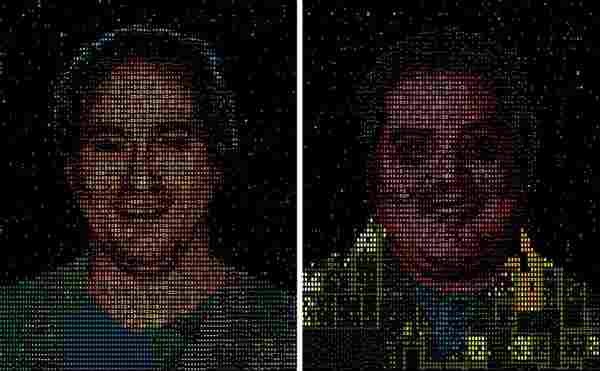 Toady and ThreeToe, ASCII Self-portrait