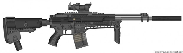 SciFi Assault Rifle (The Spine Breaker)