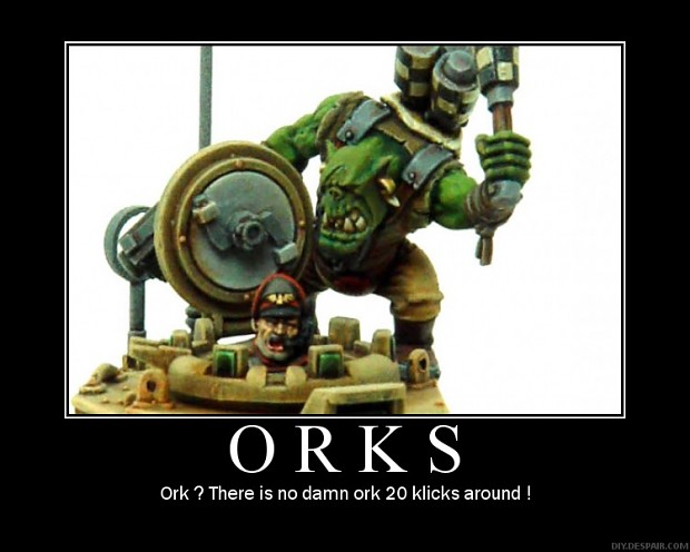 Ork  fun with commisar