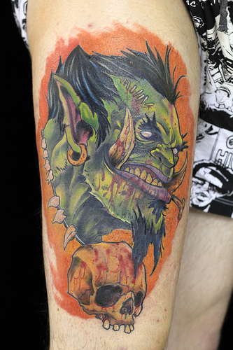 orc tattoo 6 orc clan and orcs fan goup