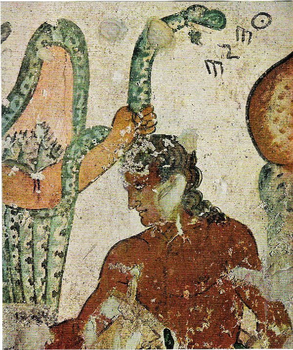 etruscan mural of orcus