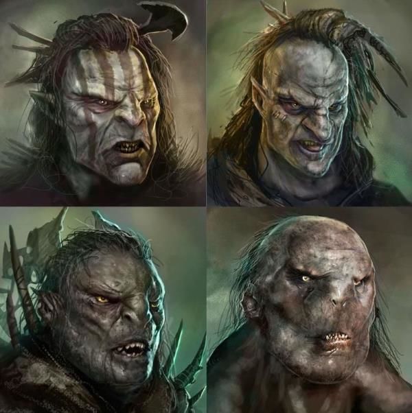Orcs of middle earth
