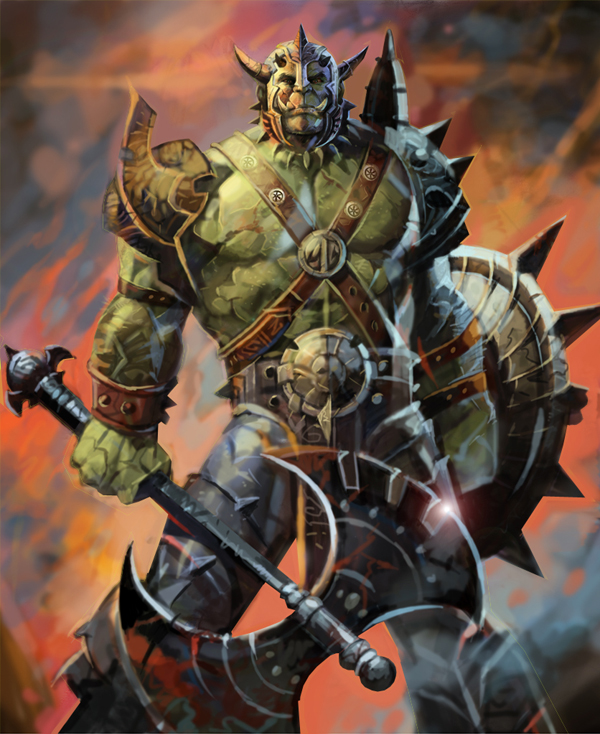 Mighty and Proud Orc Warrior