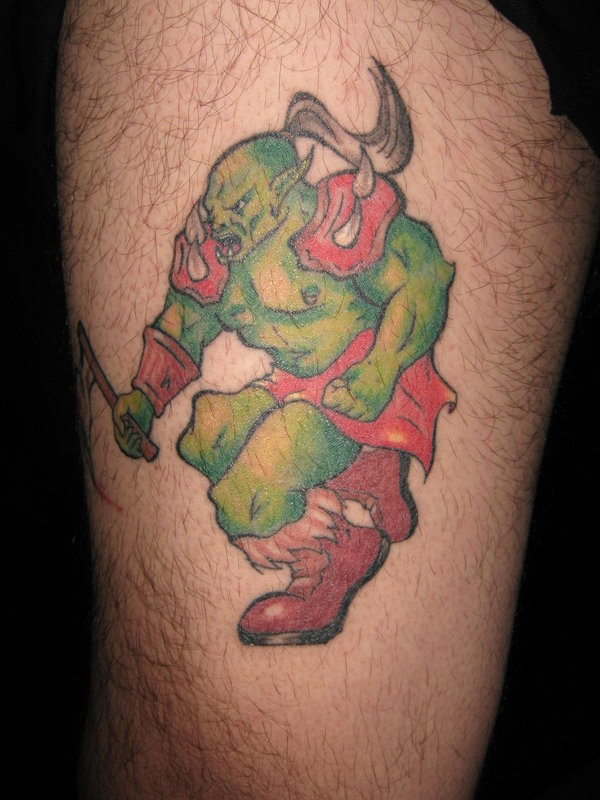 orc tattoo 8 orc clan and orcs fan goup