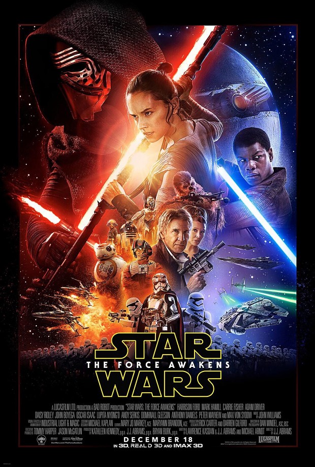 OFFICIAL STAR WARS: THE FORCE AWAKENS THEATRICAL POSTER