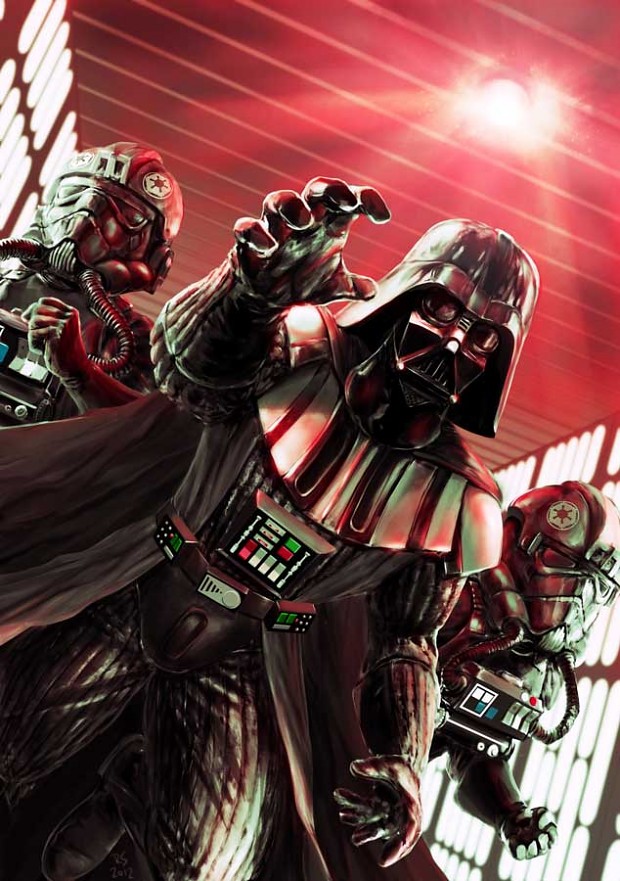 Darth Vader and Tie Pilots