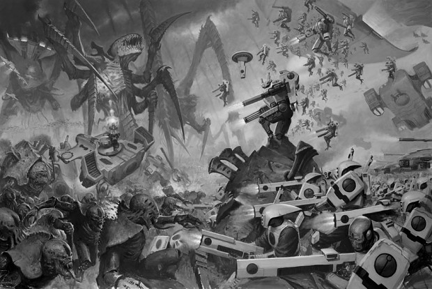 Tyranid swarm image - Warhammer 40k Tyranids Group - Mod DB