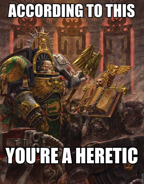 Heretic from space quote