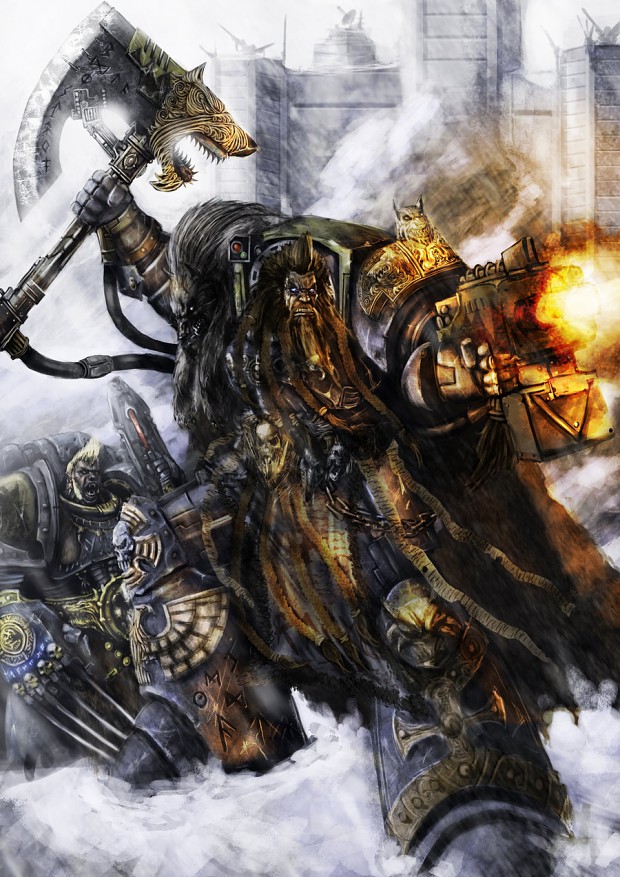 Warhammer 40k wallpaper art shoot