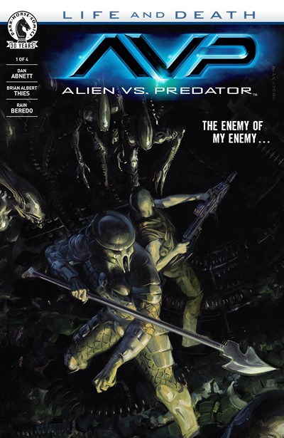 Aliens vs  Predator 2016 Comic book cover