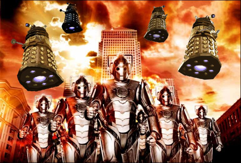 Daleks versus the cybermans,who will be won ?_?