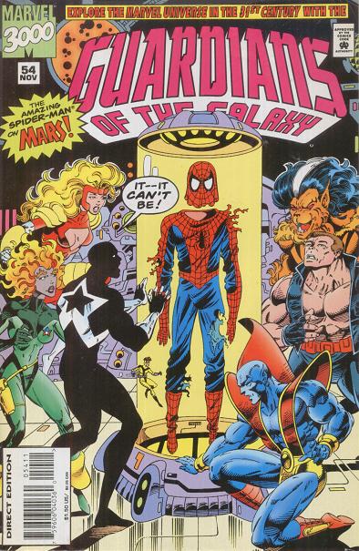 Guardians of the Galaxy - comic book cover spider