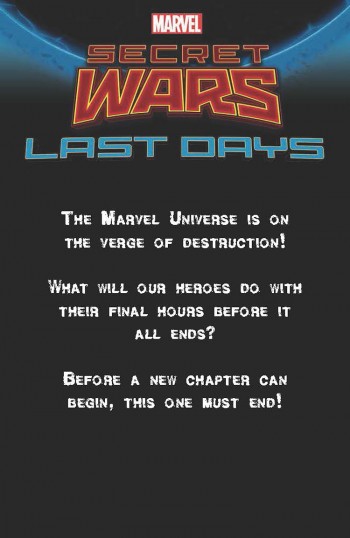 MARVEL universe LAST DAYS - Secret wars