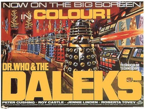 Dr who and the Daleks - old movie poster
