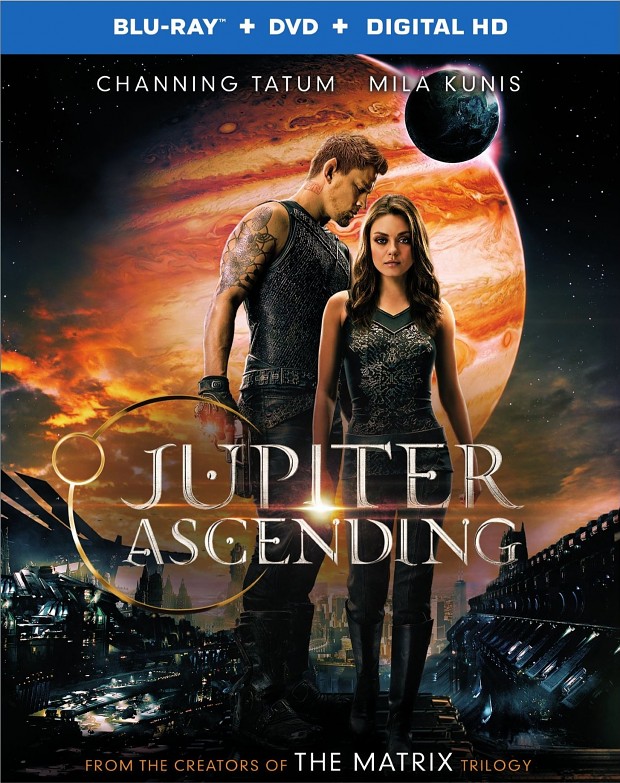 Jupiter Ascending Movie Blu Ray Cover
