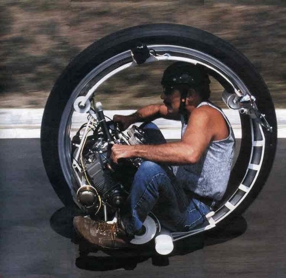 1 wheel bike