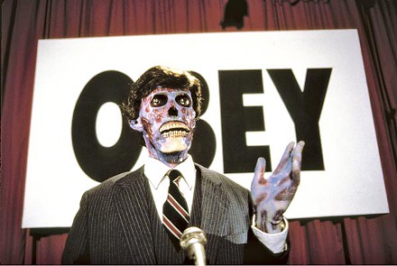 they live movie   picture is obey