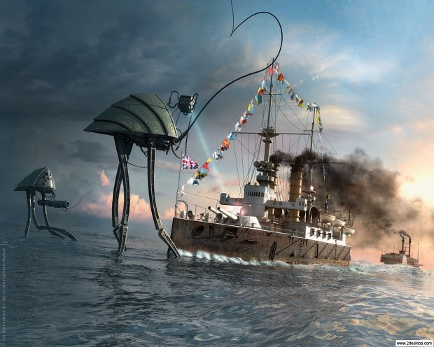 War of the Worlds sea battle