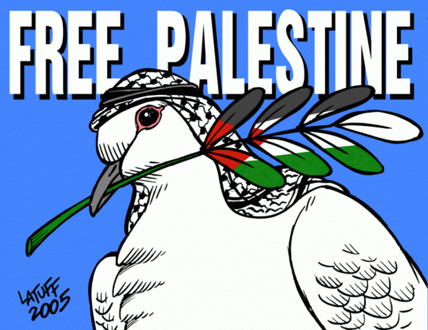 Free Palestine Dove