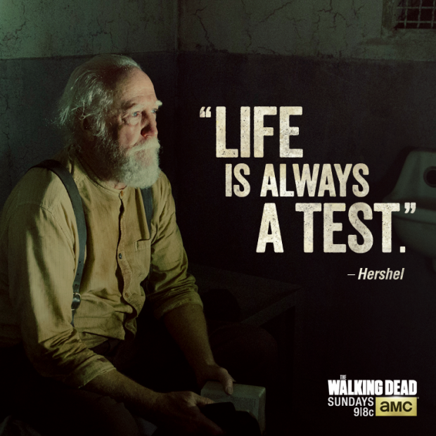 The Walking Dead - ''LIFE IS ALWAYS A TEST.''