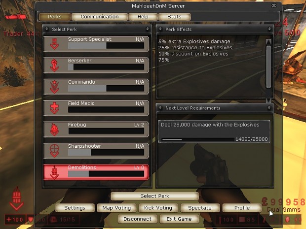 killing floor 1 perks killing floor 1 perks