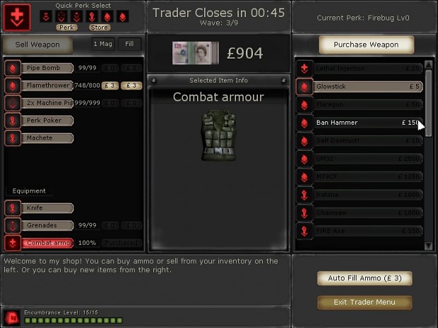 Trader Buying List