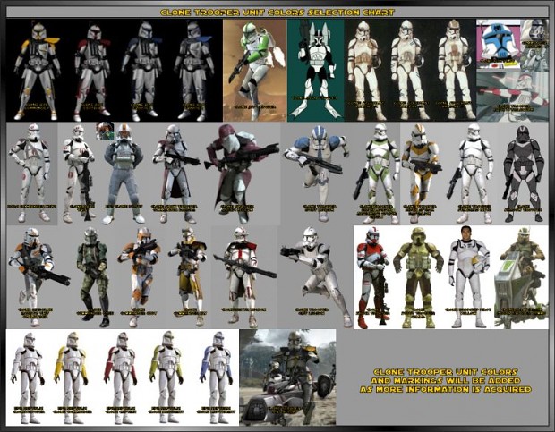 Clone Variants, Ranks, and Legions image - -Clone Wars Multi-Media ...