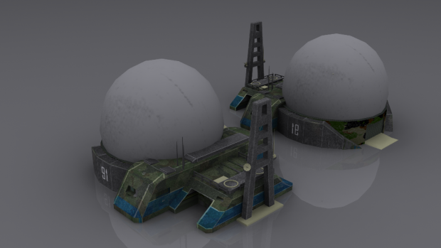 WIP texture for the Allied Radar dome.