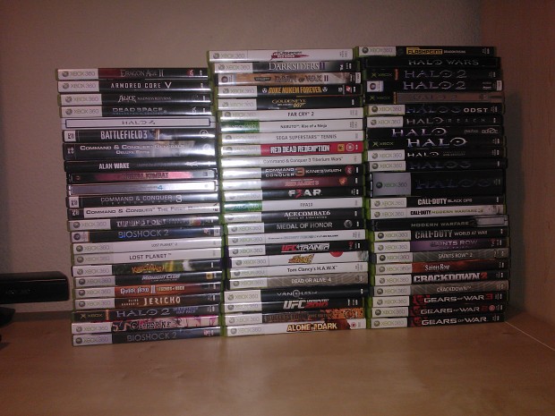 My Xbox game + pc collection